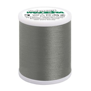 Nić hafciarska Madeira Polyneon 40, szara, 1000m