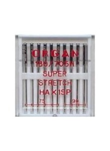 Igły Organ z kulką Super Stretch grubość 6x75, 4x90 - 10 szt