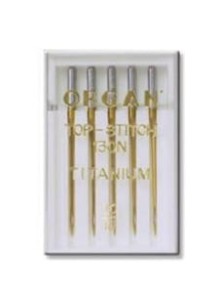 Igły Organ Top-Stitch 130N Titanium 80 - 5 szt