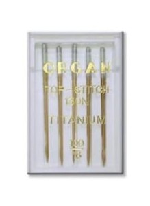 Igły Organ Top-Stitch 130N Titanium 100 - 5 szt