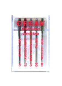 Igły Organ Embroidery Combi Box