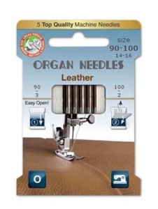 Igły Organ do skóry ECO grubość 3x90, 2x100 - 5 szt