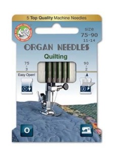 Igły Organ Quilting ECO 3x75, 2x90