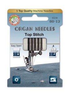 Igły Organ Top-Stitch ECO grubość 80 - 5 szt