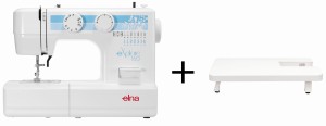 Zestaw Elna 160eX + Stolik powiększający pole pracy