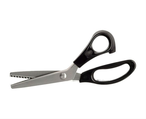 Nożyczki metalowe kute Zig - Zak szare.jpg