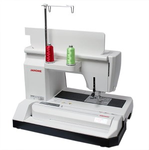 Stojak na 2 duże szpulki do maszyn do szycia i hafciarek marki Janome