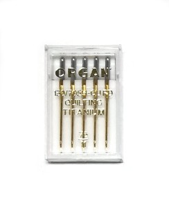 Igły Organ 130/705H-QU PD Quilting Titanium 75 - 5 szt