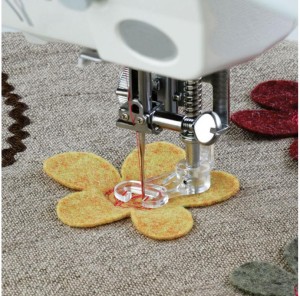 Stopka do pikowania, haftowania i cerowania Janome (rotacyjny, otwarta)