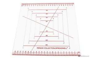 Linijka do precyzyjnego patchworku 25x25 cm