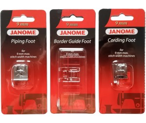 Zestaw stopek Janome 8 (rotacyjny 9mm)