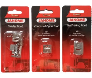 Zestaw stopek Janome 7 (rotacyjny 9mm)