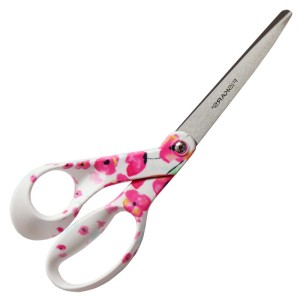 Nożyczki uniwersalne Fiskars (21 cm) w kwiaty