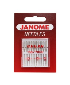 Igły Janome do tkanin - 10 szt. o grubości 70, 80 i 90