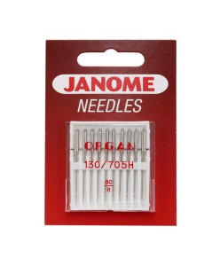 Igły Janome do tkanin - 10 szt. o grubości 60