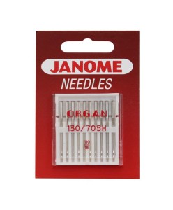 Igły Janome do tkanin - 10 szt. o grubości 110