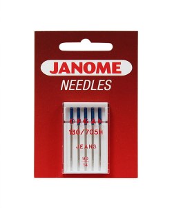 Igły Janome do jeansu - 5 szt. o grubości 90