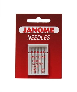 Igły Janome do skór - 5 szt. o grubości 90 i 100