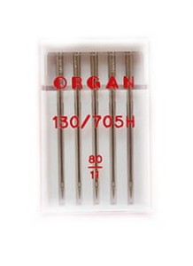 Igły uniwersalne Organ grubość 80 - 5 szt
