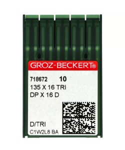 Igły szwalnicza Groz Beckert 135x16 TRI D