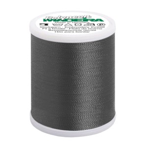 Nić hafciarska Madeira Polyneon 40, ciemno szara, 1000m