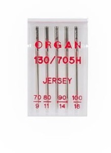 Igły Organ Jersey grubość 70, 80, 2x90, 100 - 5 szt