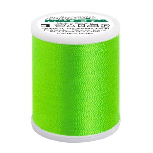 Nić hafciarska Madeira Polyneon 40, jaskrawa limonka, 1000m