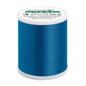 Nić hafciarska Madeira Polyneon 40, średnio niebieska, 1000m