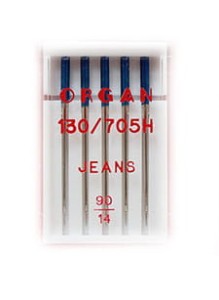 Igły Organ Jeans grubość 90 - 5 szt