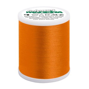 Nić hafciarska Madeira Polyneon 40, pomarańczowa, 1000m