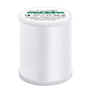 Nić hafciarska Madeira Polyneon 40, jasna biała, 1000m