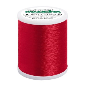 Nić hafciarska Madeira Polyneon 40, czerwona, 1000m