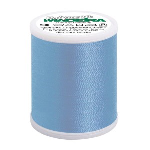 Nić hafciarska Madeira Polyneon 40, niebieska dziecięca, 1000m