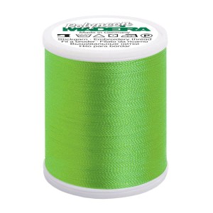 Nić hafciarska Madeira Polyneon 40, limonkowa, 1000m