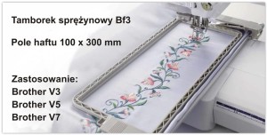 Tamborek sprężynowy BF3 do hafciarek V3, V5, V7