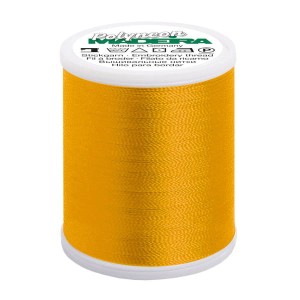 Nić hafciarska Madeira Polyneon 40, ciemnozłota, 1000m