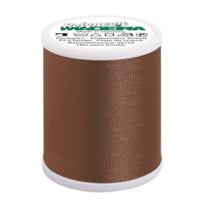Nić hafciarska Madeira Polyneon 40, brązowa, 1000m