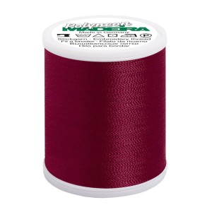 Nić hafciarska Madeira Polyneon 40, bordowa, 1000m