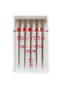 Igły Organ Top-Stitch 130N grubość 80 - 5 szt